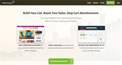 Desktop Screenshot of holdonstranger.com